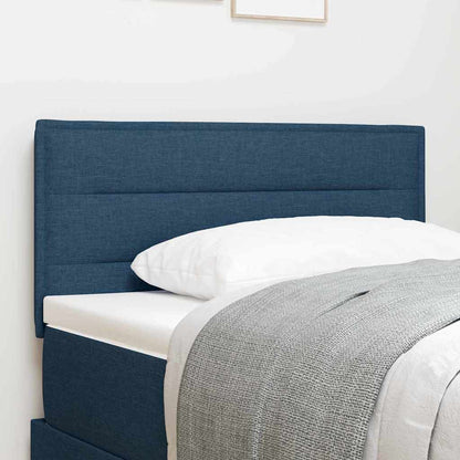 Testiera Blu 100 cm Tessuto