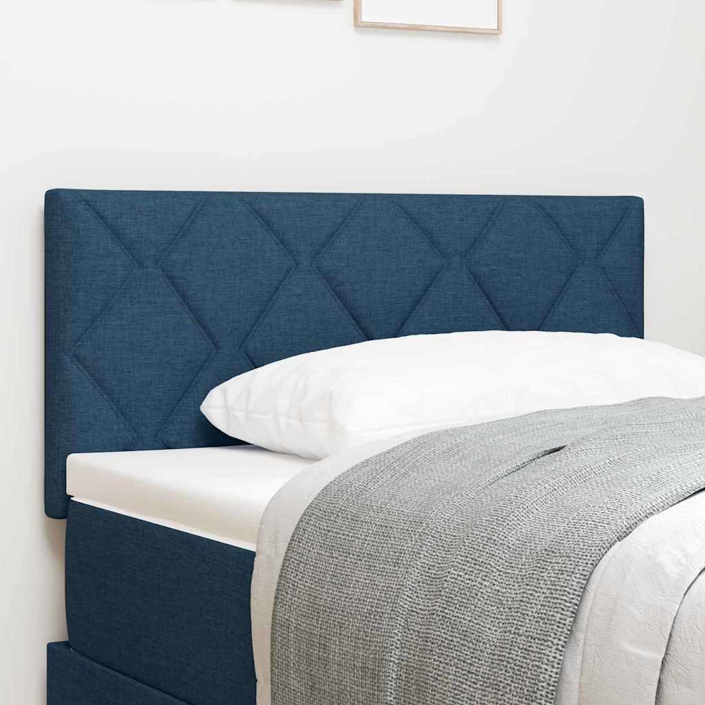 Testiera Blu 100 cm Tessuto
