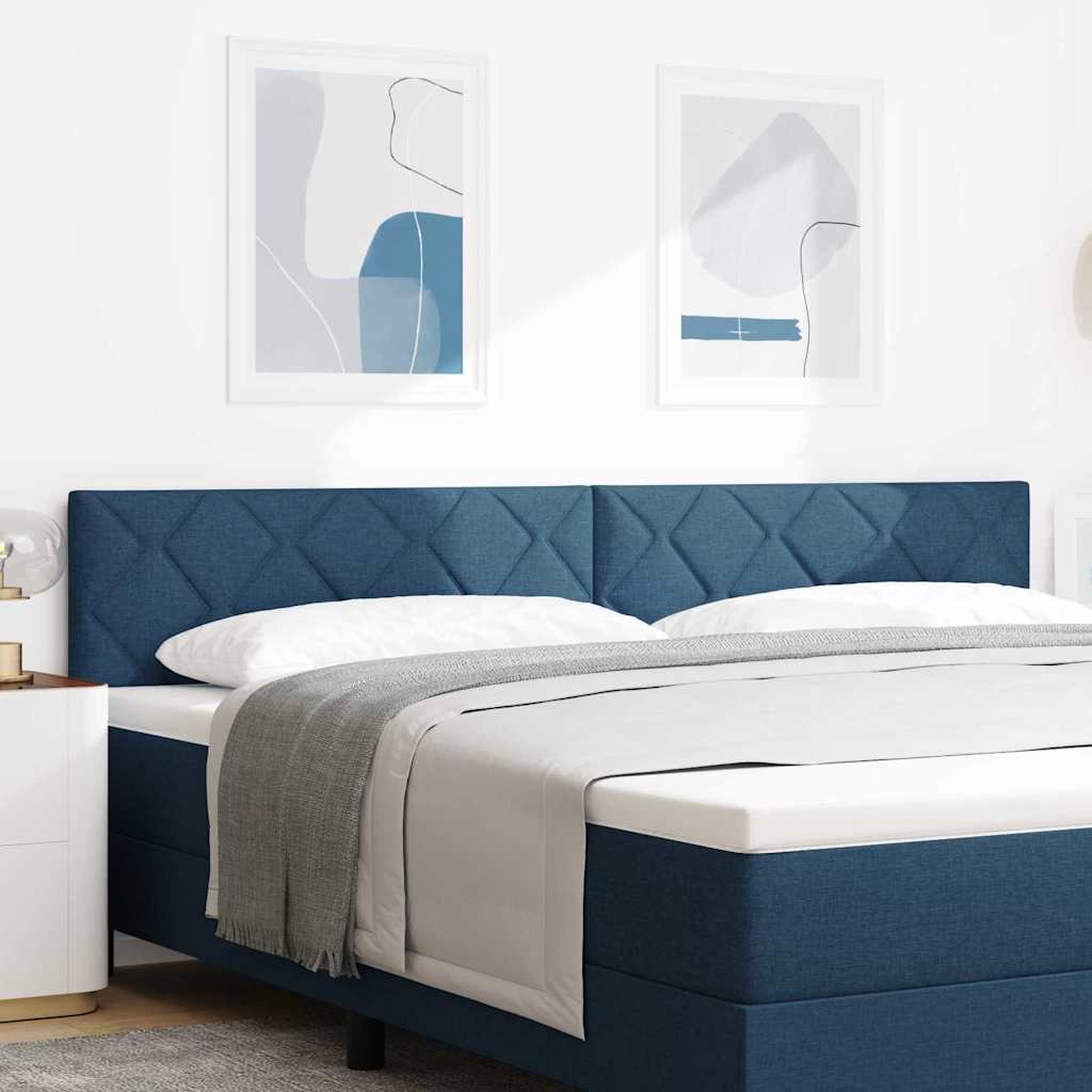 Testiera Blu 200 cm Tessuto