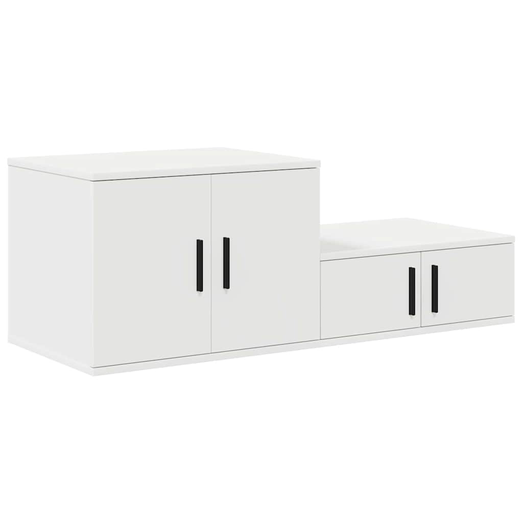 Armadio 2 pcs Bianco 108 x 41 x 40 cm Legno multistrato