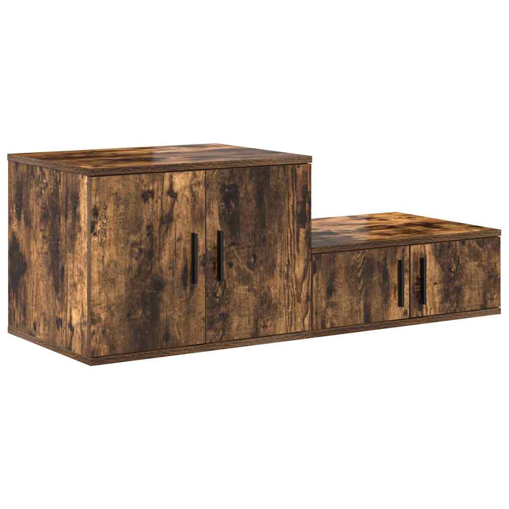 Armadio 2 pcs Rovere fumÃ© 108 x 41 x 40 cm Legno multistrato