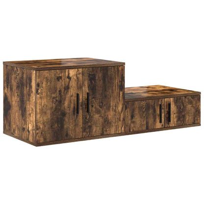 Armadio 2 pcs Rovere fumÃ© 108 x 41 x 40 cm Legno multistrato