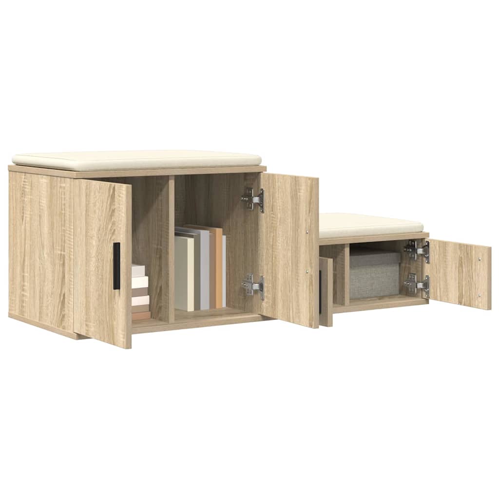 Armadio 2 pcs Rovere Sonoma 103 x 41 x 40 cm Legno multistrato