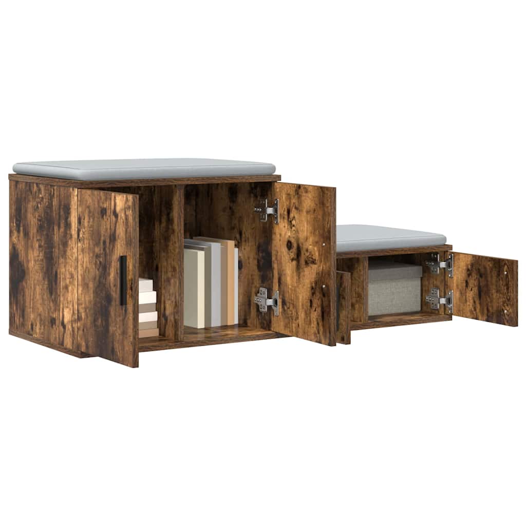 Armadio 2 pcs Rovere fumÃ© 103 x 41 x 40 cm Legno multistrato