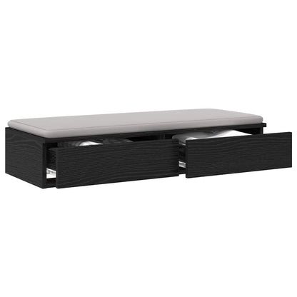 Cassetti per letto Rovere Nero 100 x 36,5 x 16,5 cm