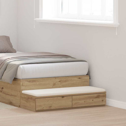 Cassetti per letto Rovere artigianale 100 x 36,5 x 16,5 cm