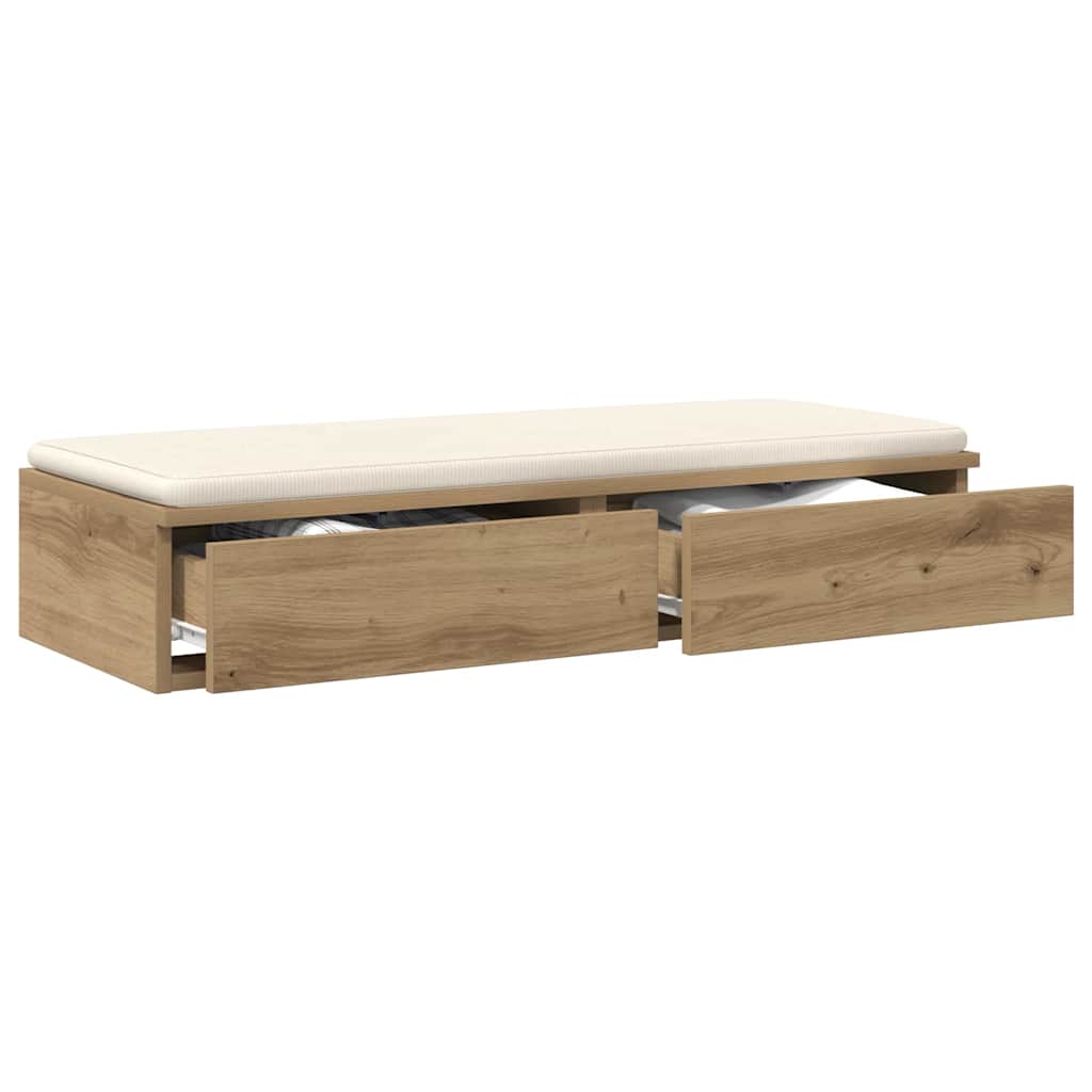 Cassetti per letto Rovere artigianale 100 x 36,5 x 16,5 cm