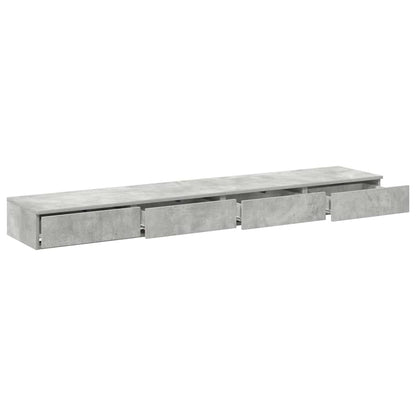Cassetti per letto Grigio cemento 200 x 36,5 x 16,5 cm