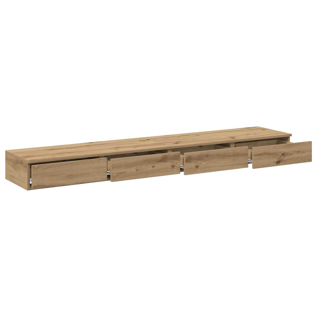 Cassetti per letto Rovere artigianale 200 x 36,5 x 16,5 cm