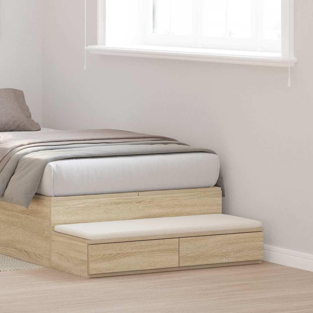 Cassetti per letto Rovere Sonoma 80 x 36,5 x 16,5 cm