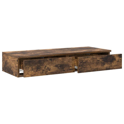 Cassetti per letto con cassetto Rovere fumÃ© 80 x 36,5 x 16,5 cm