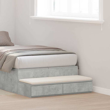 Cassetti per letto Grigio cemento 90 x 36,5 x 16,5 cm