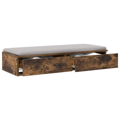 Cassetti per letto con cassetto Rovere fumÃ© 90 x 36,5 x 16,5 cm