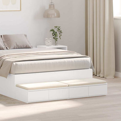 Cassetti per letto con cassetto Bianco 120 x 36,5 x 16,5 cm
