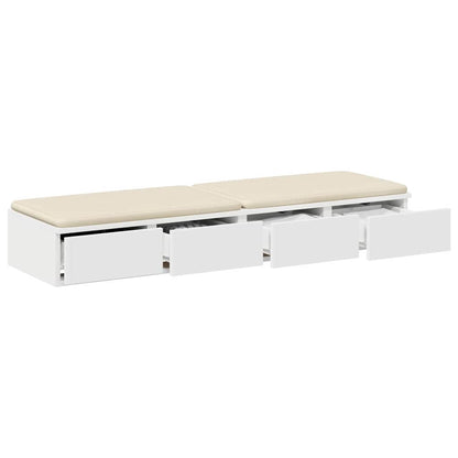 Cassetti per letto con cassetto Bianco 120 x 36,5 x 16,5 cm
