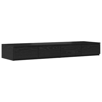 Cassetti per letto Rovere Nero 120 x 36,5 x 16,5 cm