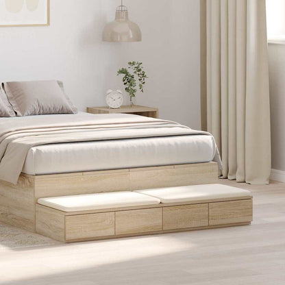 Cassetti per letto Rovere Sonoma 120 x 36,5 x 16,5 cm