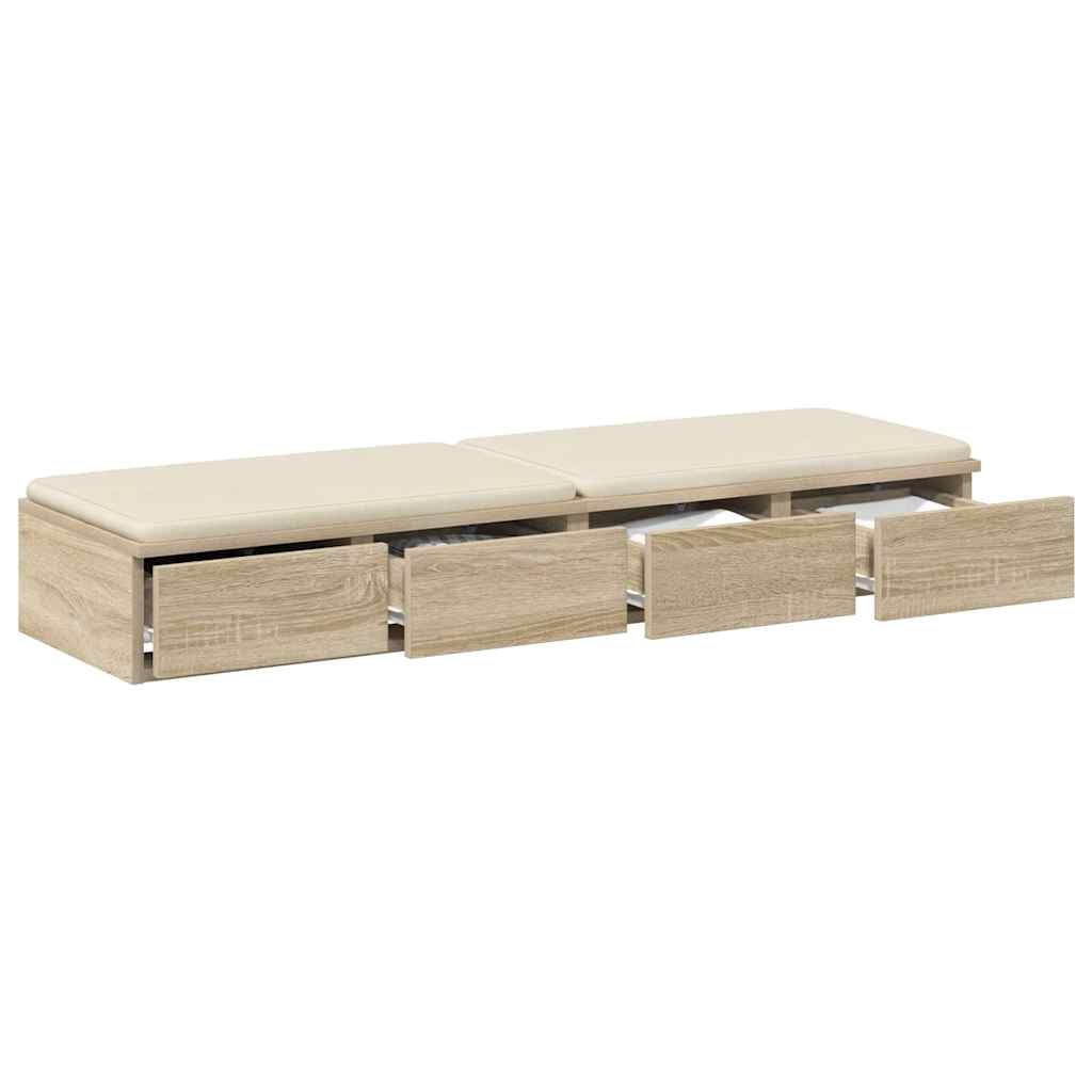 Cassetti per letto Rovere Sonoma 120 x 36,5 x 16,5 cm