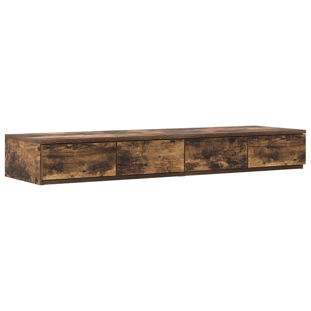 Cassetti per letto Rovere fumÃ© 120 x 36,5 x 16,5 cm