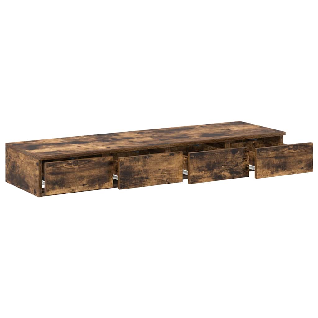 Cassetti per letto Rovere fumÃ© 120 x 36,5 x 16,5 cm