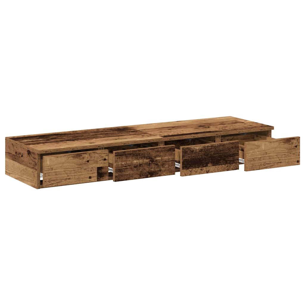Cassetti per letto Legno vecchio 120 x 36,5 x 16,5 cm