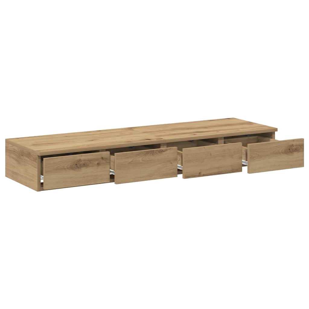 Cassetti per letto Rovere artigianale 120 x 36,5 x 16,5 cm