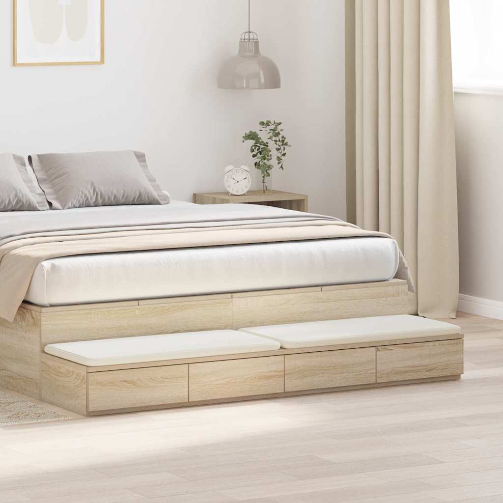 Cassetti per letto Rovere Sonoma 140 x 36,5 x 16,5 cm