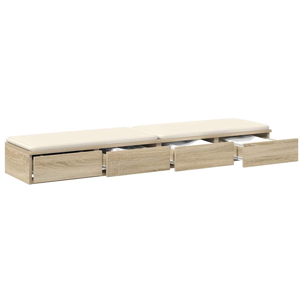 Cassetti per letto Rovere Sonoma 140 x 36,5 x 16,5 cm