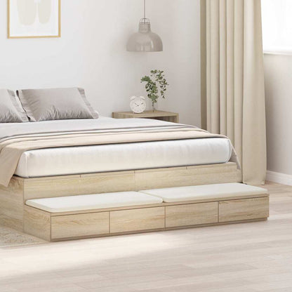 Cassetti per letto Rovere Sonoma 150 x 36,5 x 16,5 cm