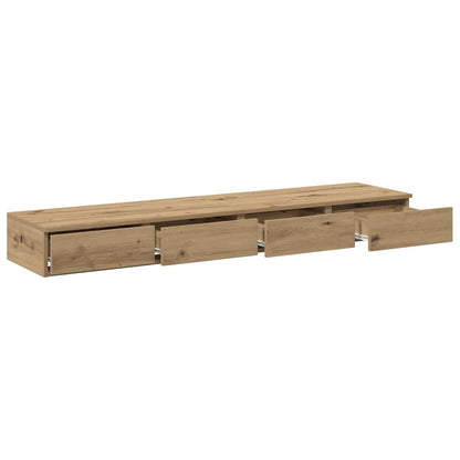 Cassetti per letto Rovere artigianale 150 x 36,5 x 16,5 cm