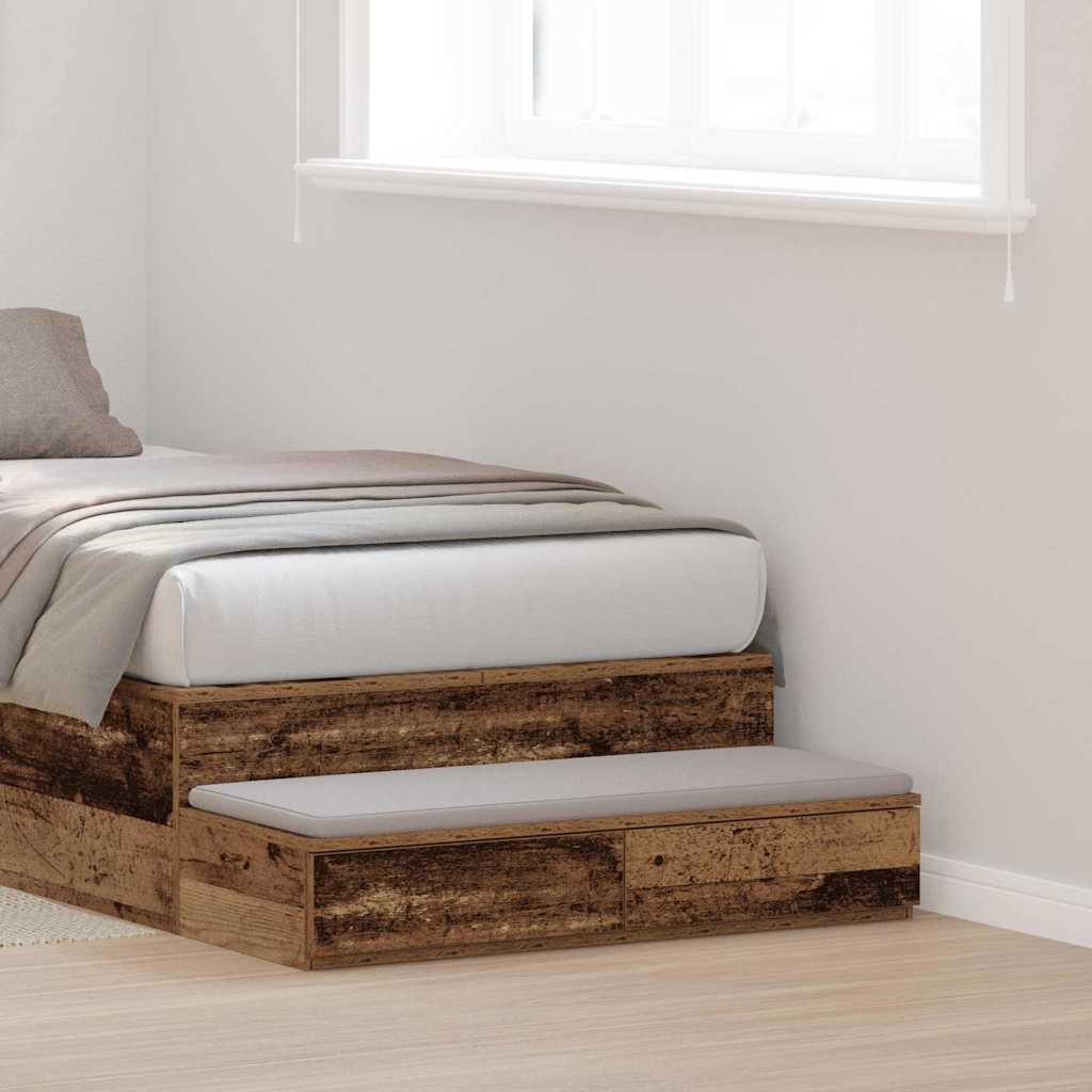 Cassetti per letto Legno vecchio 75 x 36,5 x 16,5 cm