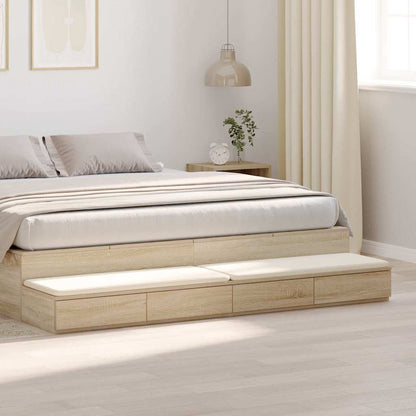 Cassetti per letto Rovere Sonoma 180 x 36,5 x 16,5 cm