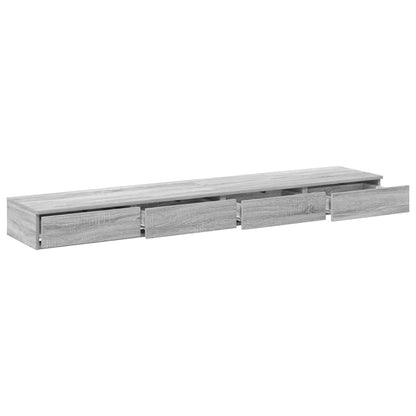 Cassetti per letto Grigio Sonoma 180 x 36,5 x 16,5 cm