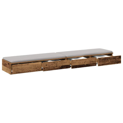 Cassetti per letto Legno vecchio 180 x 36,5 x 16,5 cm