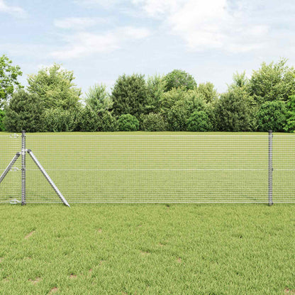 Recinzione in Rete Saldato Argento 0.6 x 25 m