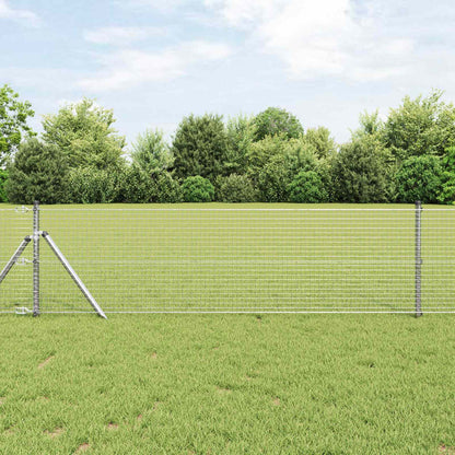 Recinzione in Rete Saldato Argento 0.6 x 25 m