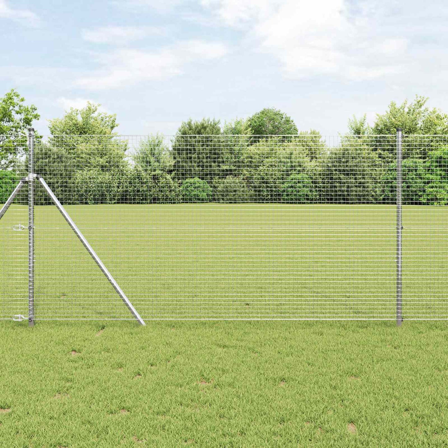 Recinzione in Rete Saldato Argento 1.4 x 25 m