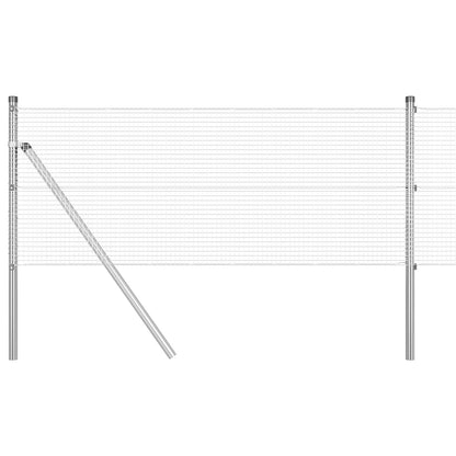 Recinzione in Rete Saldato Argento 0.4 x 50 m