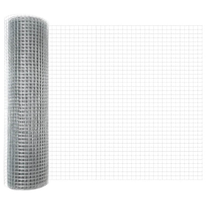Recinzione in Rete Saldato Argento 0.4 x 50 m