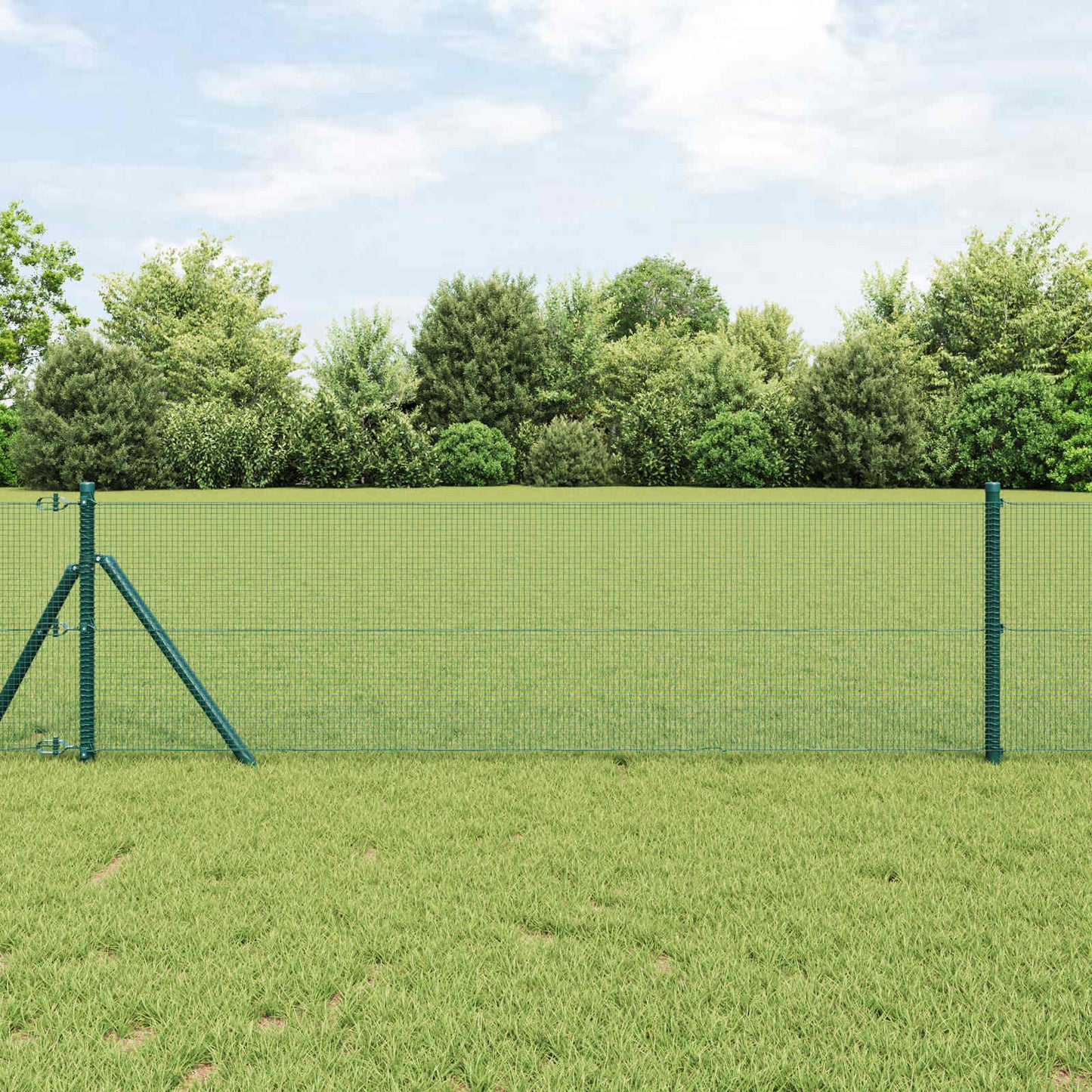 Recinzione in Rete Saldato Verde 1.2 x 25 m