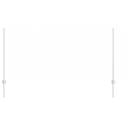 Palo della recinzione 22 pcs Argento 160 cm Acciaio
