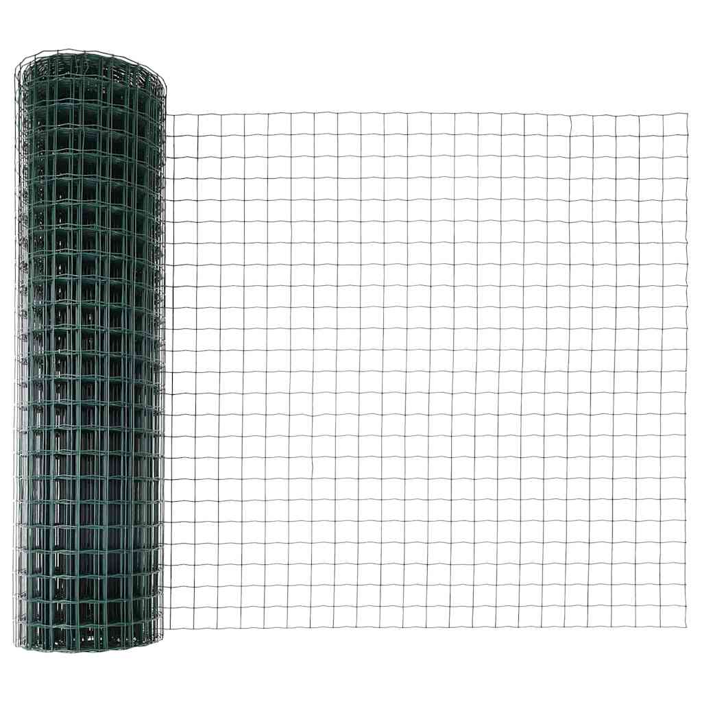 Recinzione con Posto Verde 1,2 x 10 m Acciaio