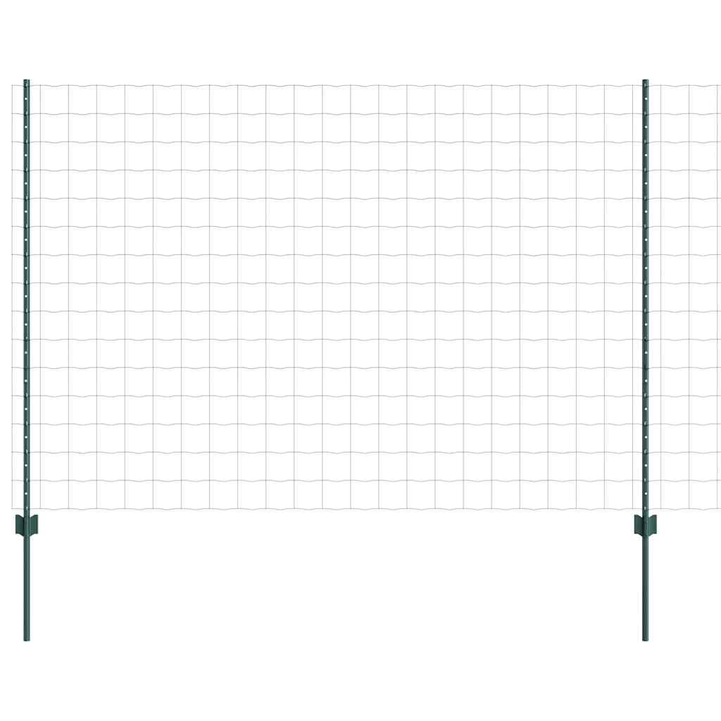 Recinzione con Posto Verde 1,5 x 10 m Acciaio