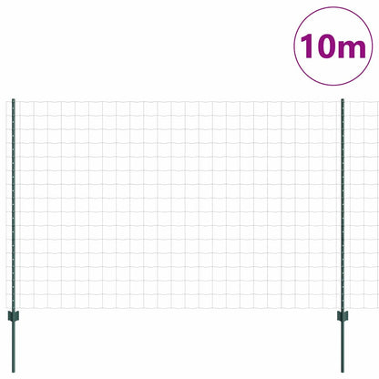Recinzione con Posto Verde 1,5 x 10 m Acciaio