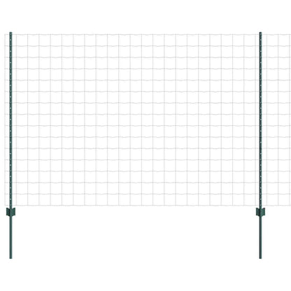 Recinzione con Posto Verde 1,6 x 10 m Acciaio e PVC