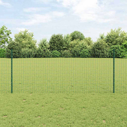 Recinzione con Posto Verde 1 x 25 m Acciaio e PVC