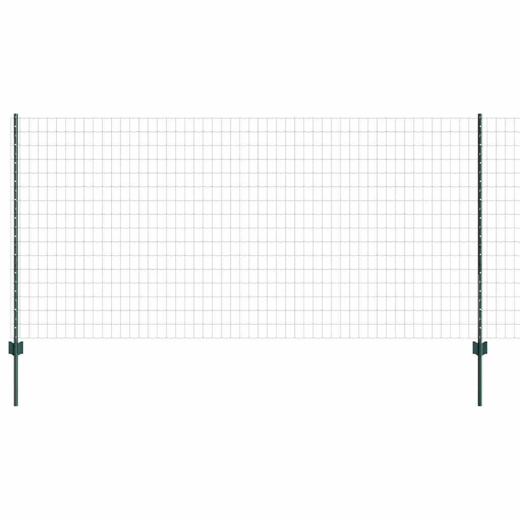 Recinzione con Posto Verde 1,2 x 25 m Acciaio e PVC
