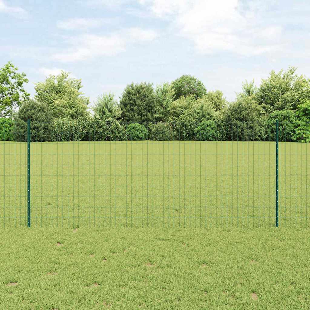 Recinzione con Posto Verde 1 x 25 m Acciaio e PVC