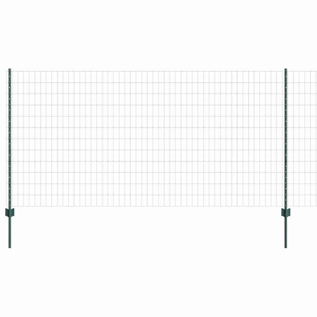Recinzione con Posto Verde 1,2 x 25 m Acciaio e PVC