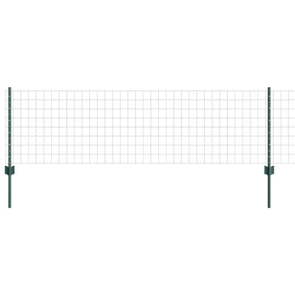 Recinzione con Posto Verde 0,6 x 10 m Acciaio e PVC